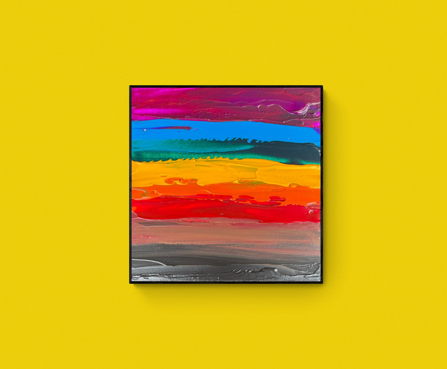 Pride 2023 Flags -  Original Acrylic Painting - Pride Queer Art - by Rina Kazavchinski