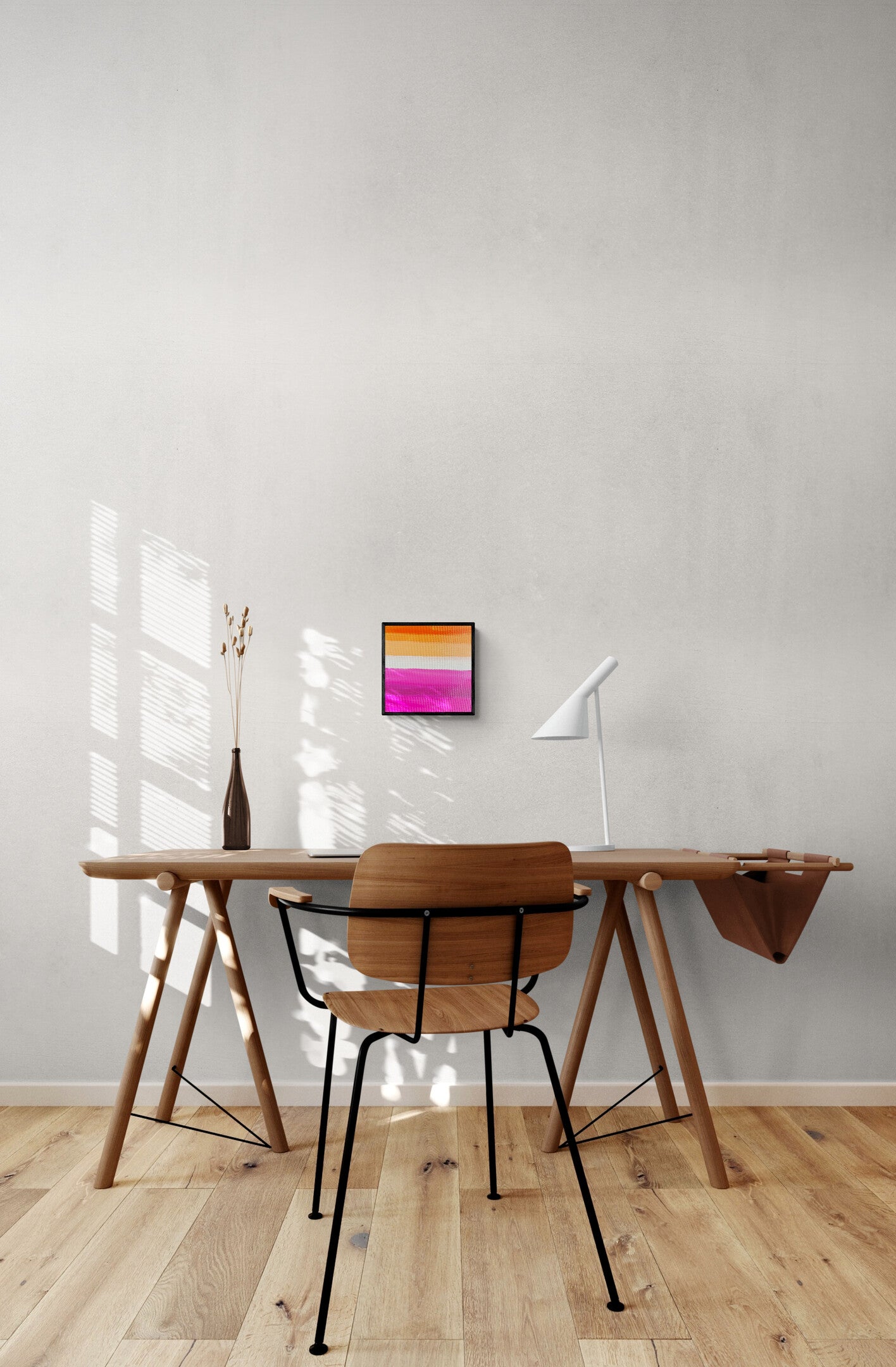 Custom Lesbian Flag Painting -  Pride Flag Original Acrylic Painting - by Rina Kazavchinski