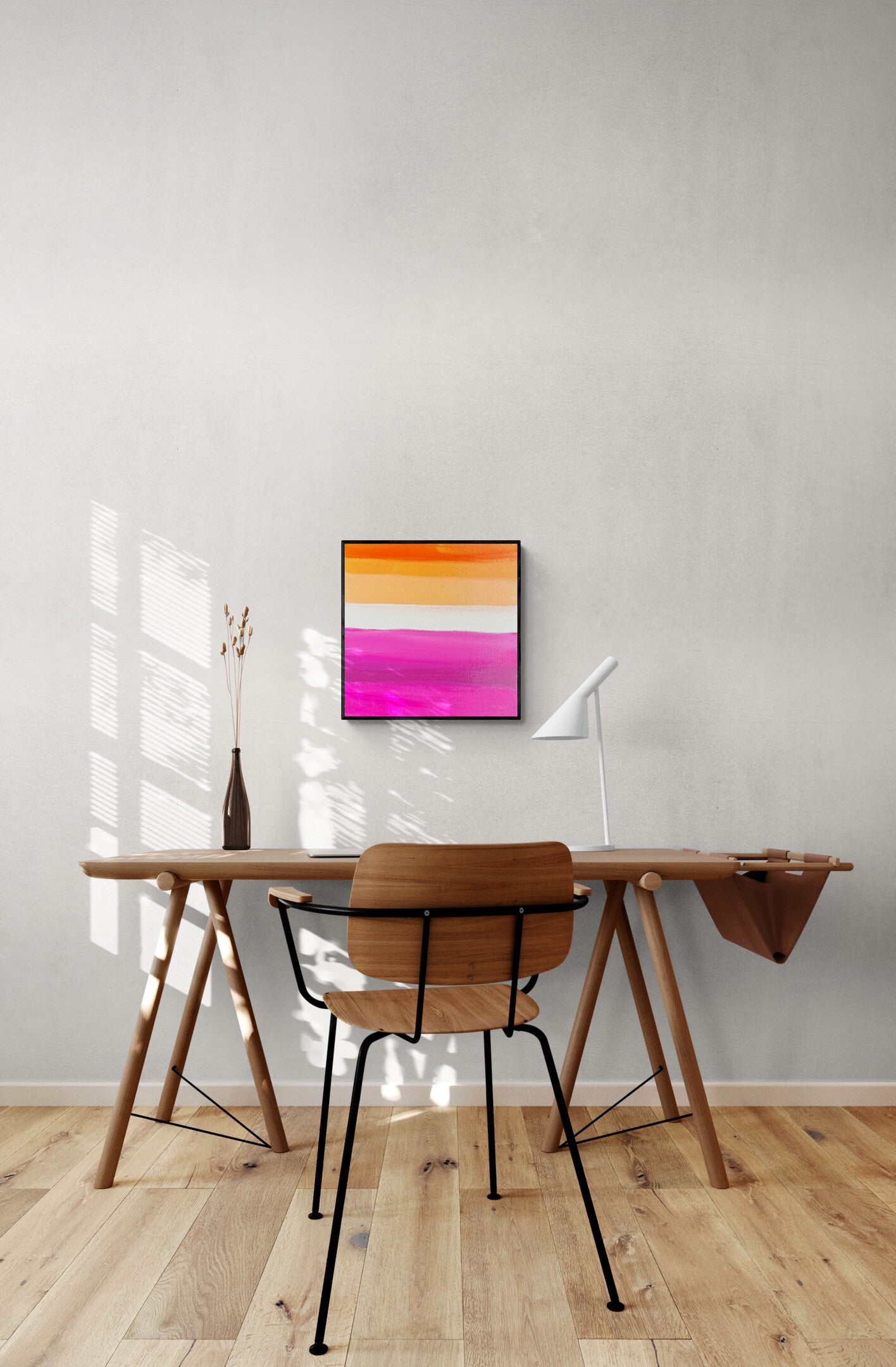 Custom Lesbian Flag Painting -  Pride Flag Original Acrylic Painting - by Rina Kazavchinski