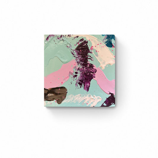 The First Rain 3/4- Original Acrylic Painting by Canadian Artist Rina Kazavchinski