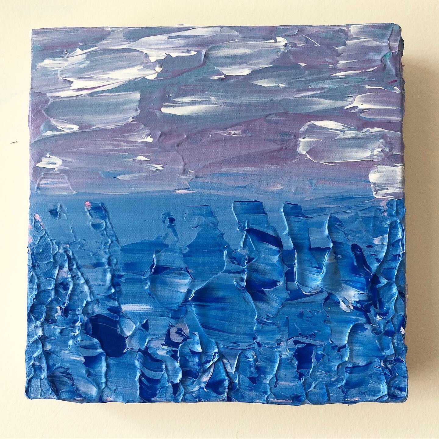 "Last Summer Sunset"  - Original Acrylic Painting