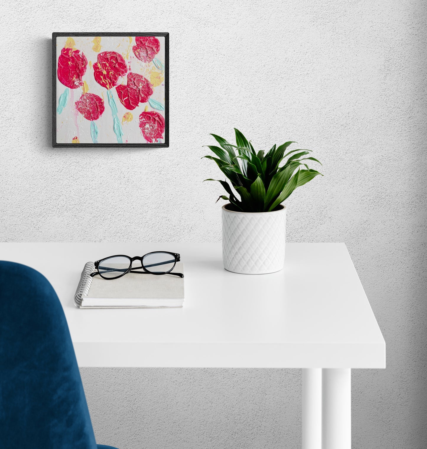 "Spring Showers on May Flowers"  -  Original Acrylic Floral Painting