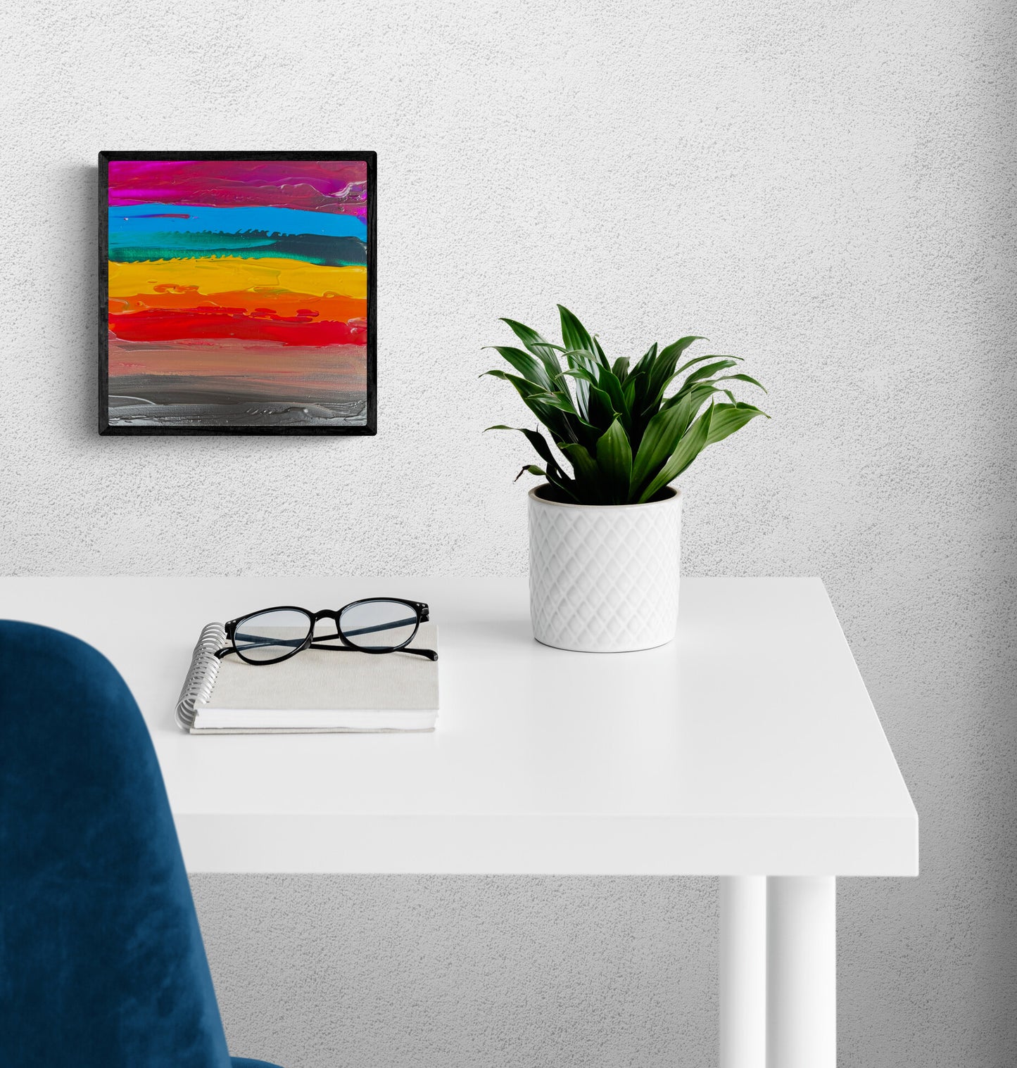 The Philly Rainbow Pride Flag,- Original Acrylic Painting - Pride Queer Art - by Rina Kazavchinski