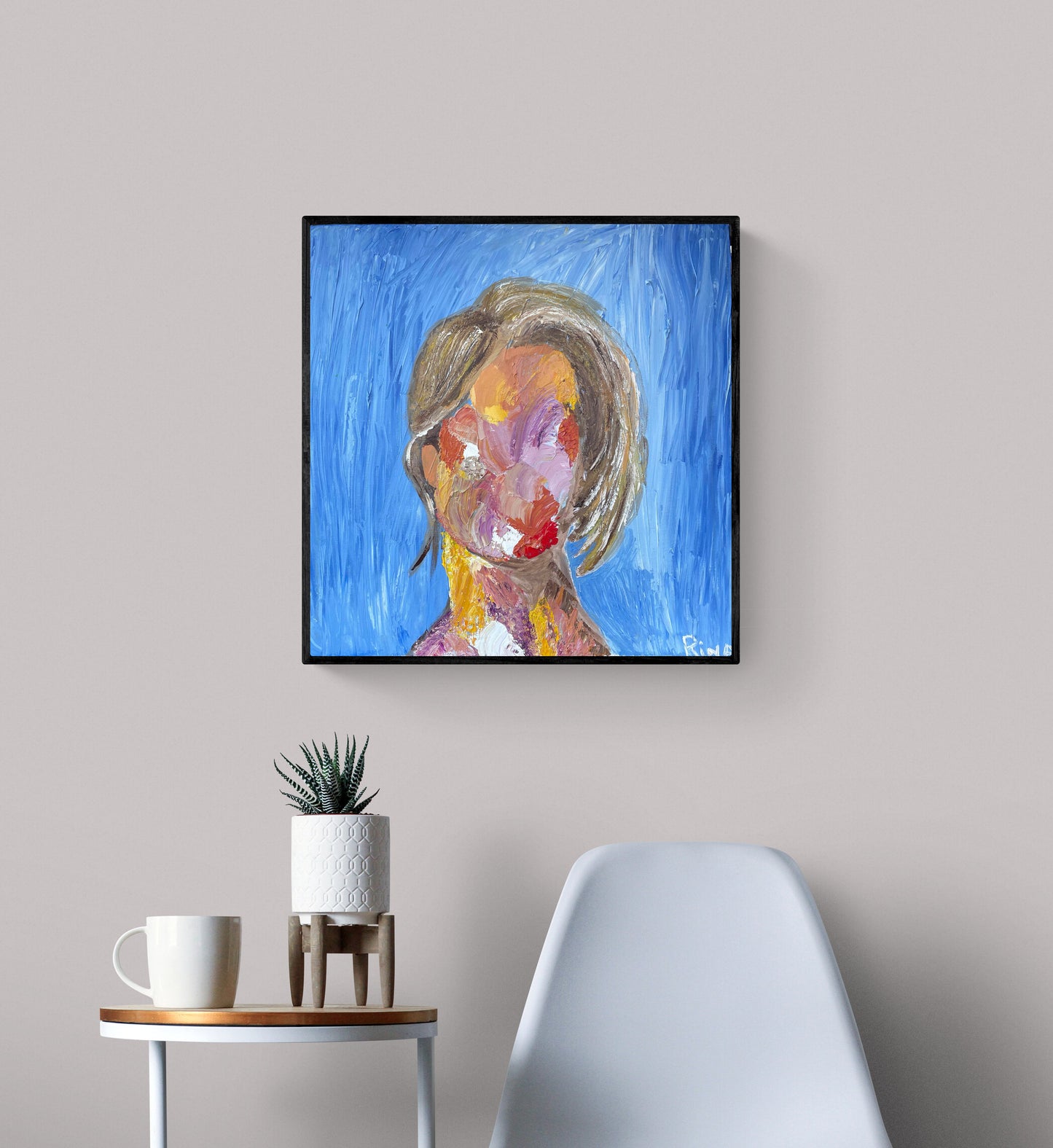 "The Girl Next Door" - Original Acrylic Painting