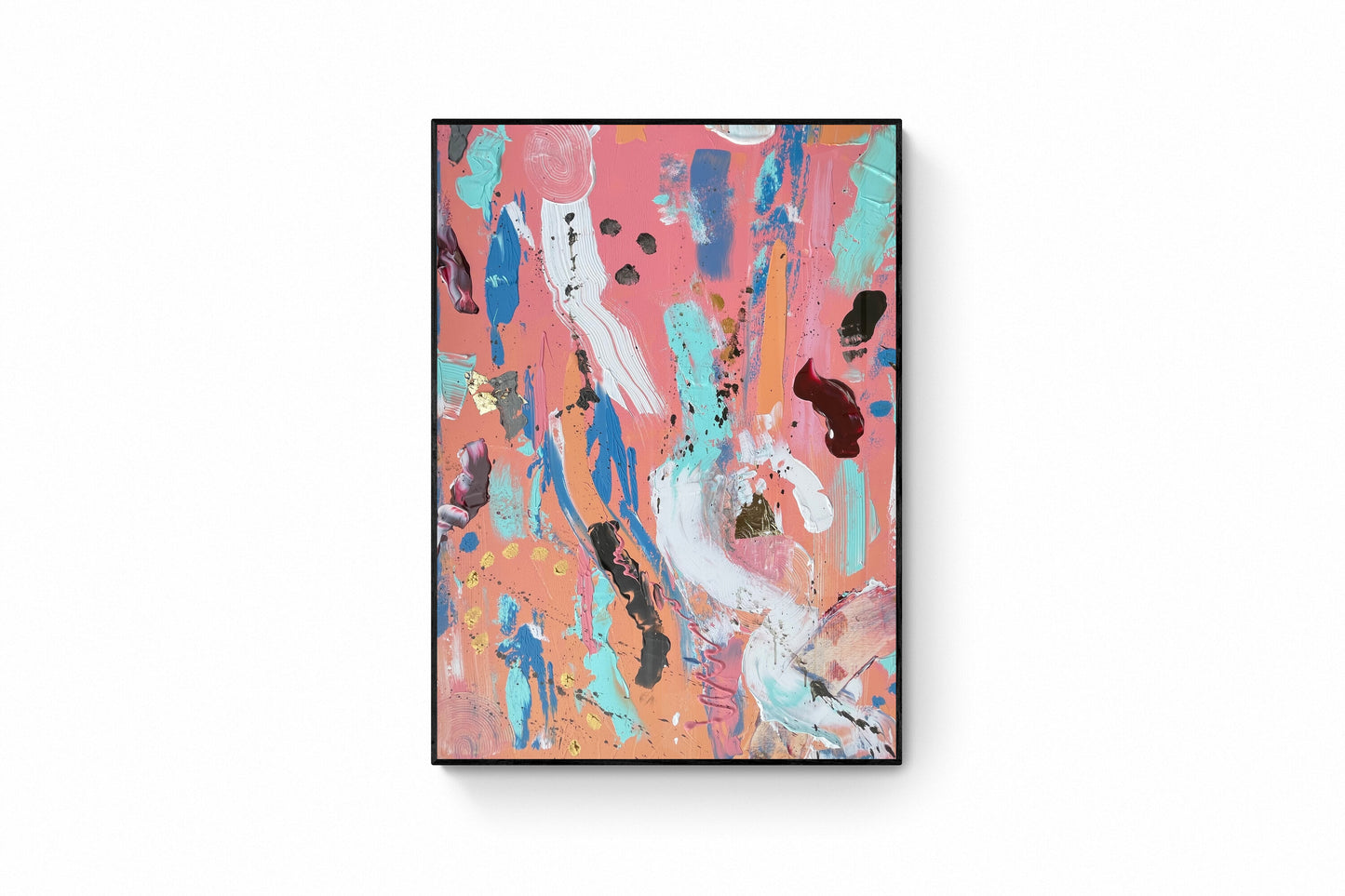 Let's Play - Original Acrylic Painting by Canadian Artist Rina Kazavchinski