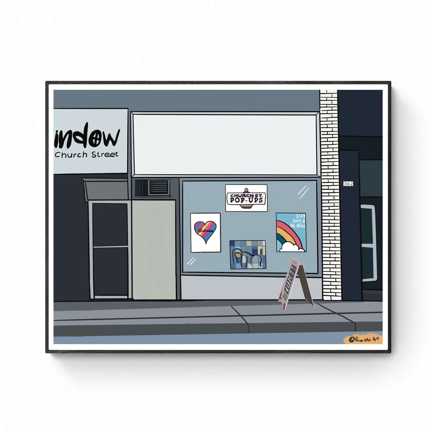 Toronto Church & Wellesley's Pop Up Shop Art Print Giclée