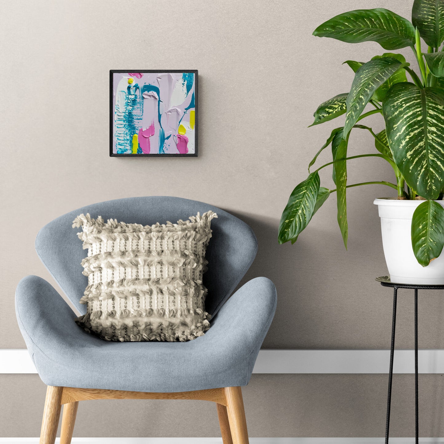 Beauty in the Mistakes -   Original Acrylic Painting by Canadian Abstract Artist Rina Kazavchinski