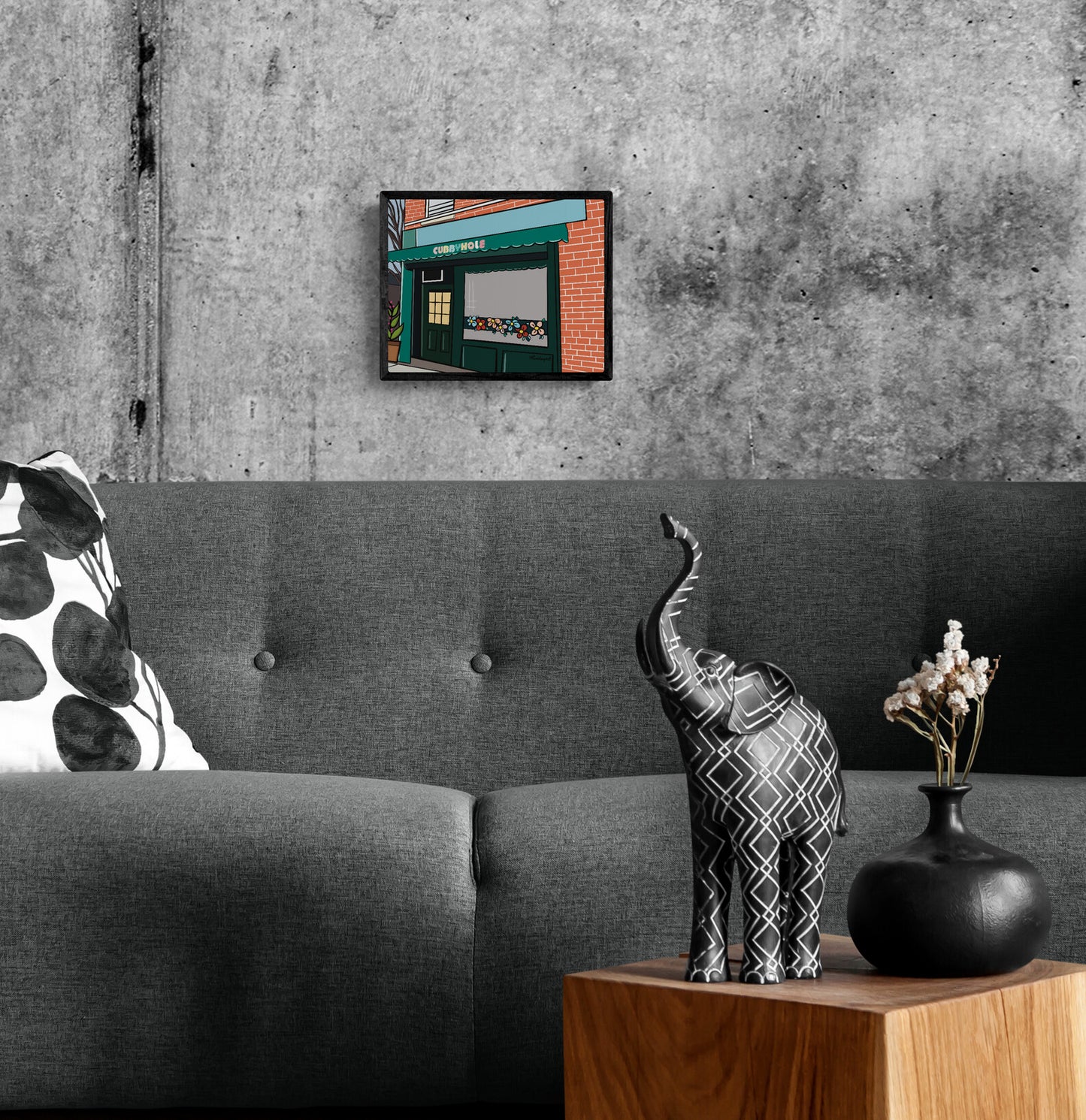 New York Gay Bar Art Print, Cubbyhole New York City Bar, Queer NYC, LGBTQ+ Pride History, Lesbian Art New York, New York Art - Art Print Giclée by Rina Kazavchinski