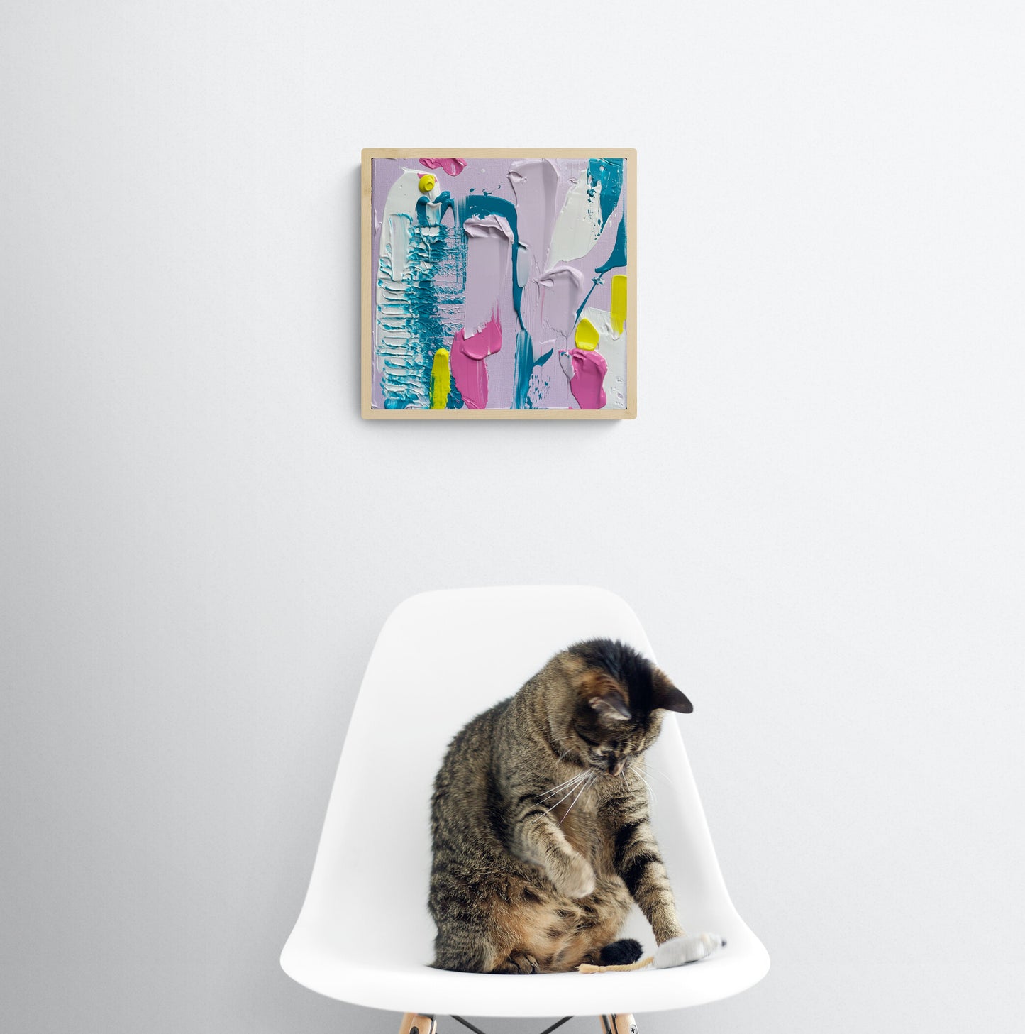 Beauty in the Mistakes -   Original Acrylic Painting by Canadian Abstract Artist Rina Kazavchinski