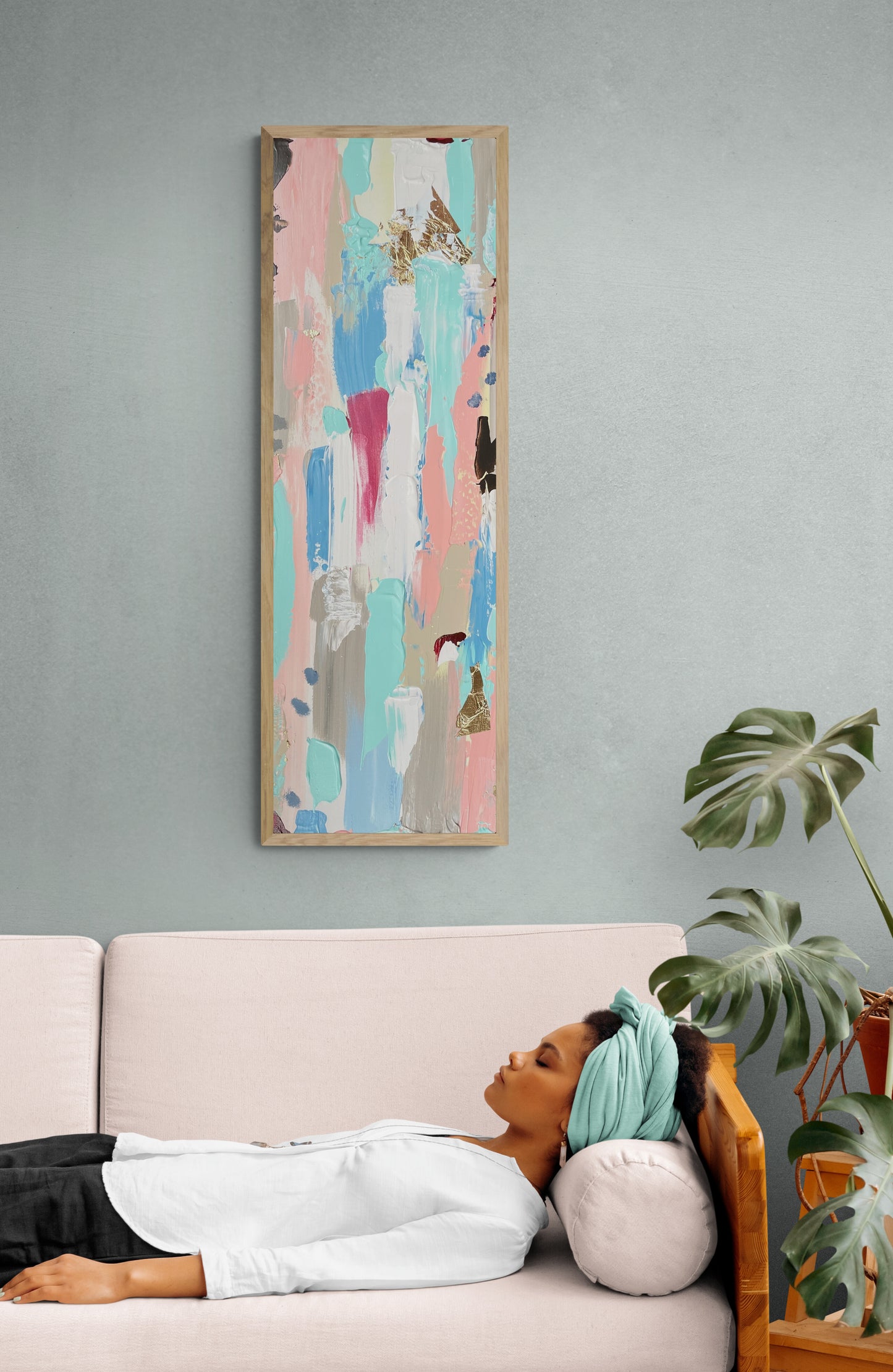 “Secret Waterfall”-  Original Acrylic Painting