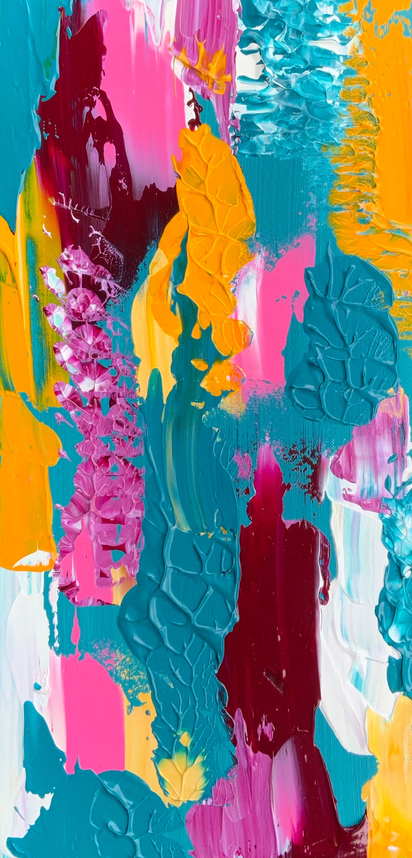 Emerald Dreams  - Abstract Textured Art  -  Original Acrylic Painting