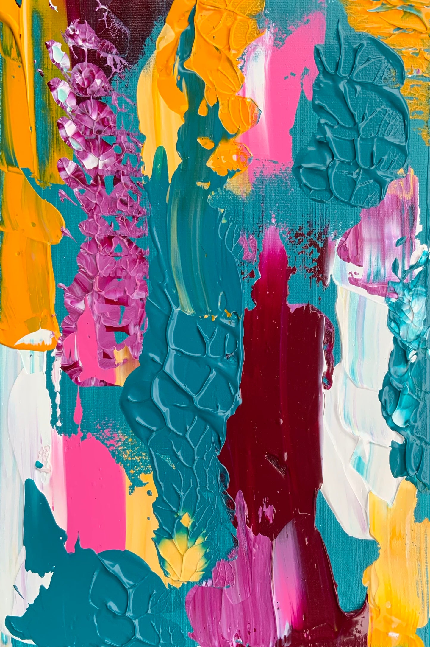 Emerald Dreams  - Abstract Textured Art  -  Original Acrylic Painting