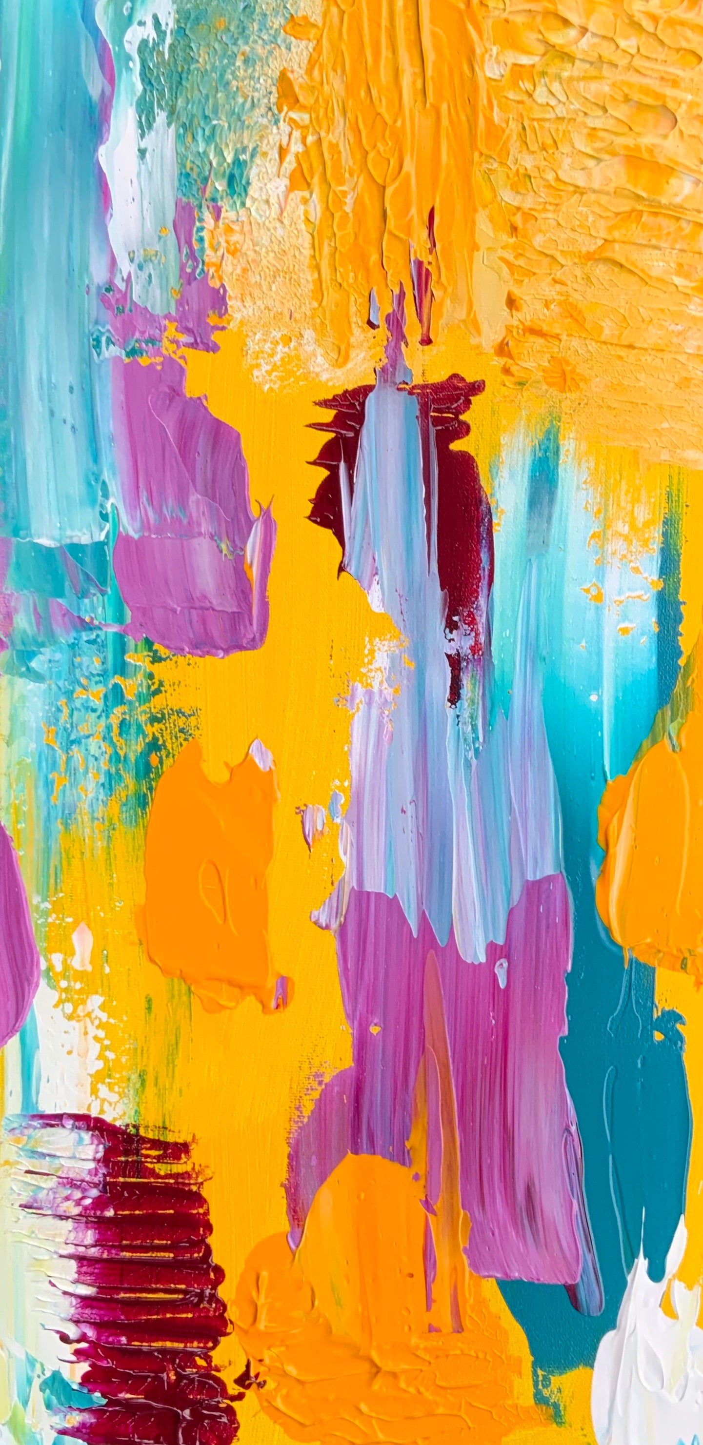 Emerald Desires - Abstract Textured Art  -  Original Acrylic Painting