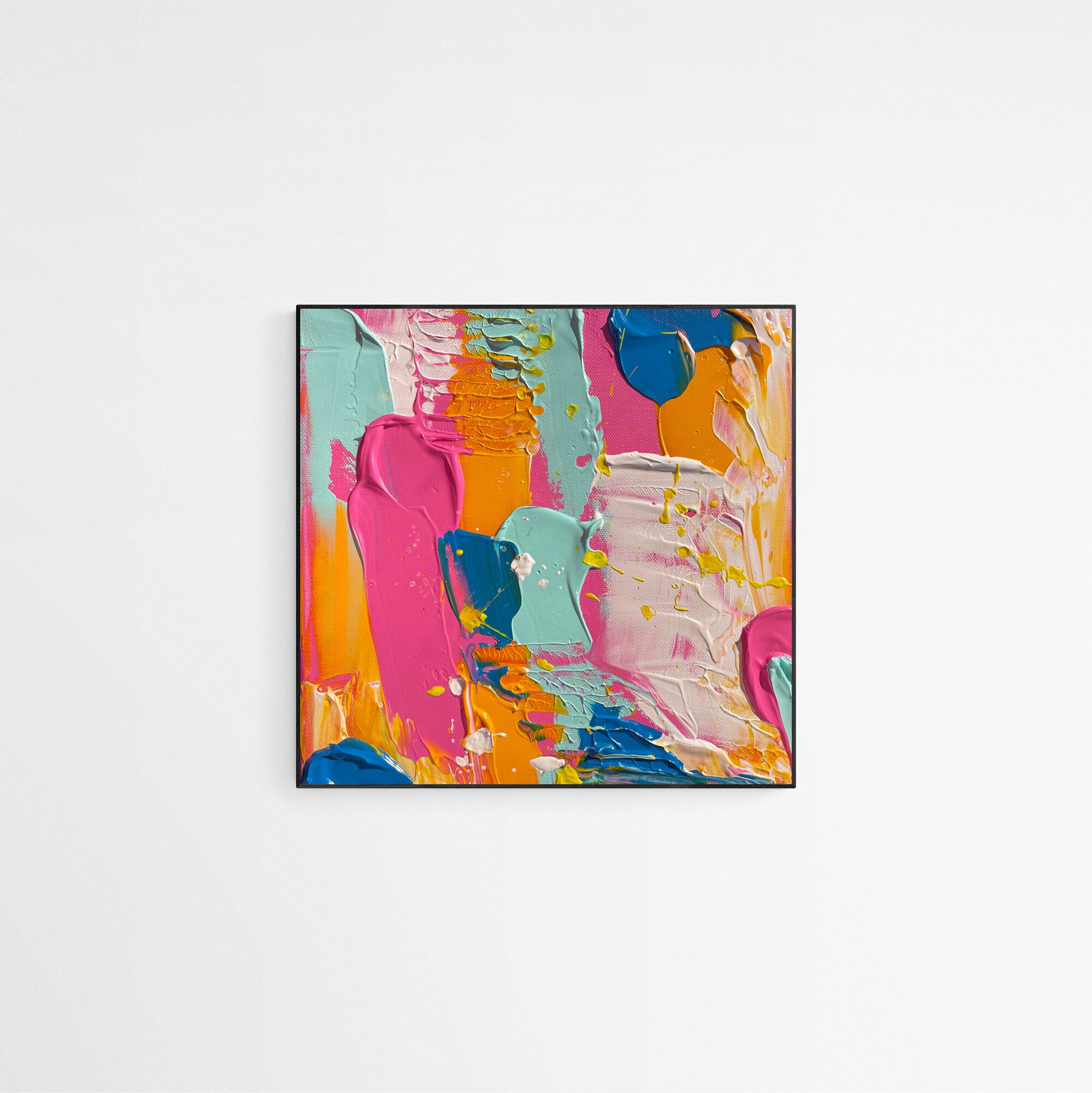 Abstract Summer Painting Rina Kazavchinski Canadian Artist Gin & Tonic