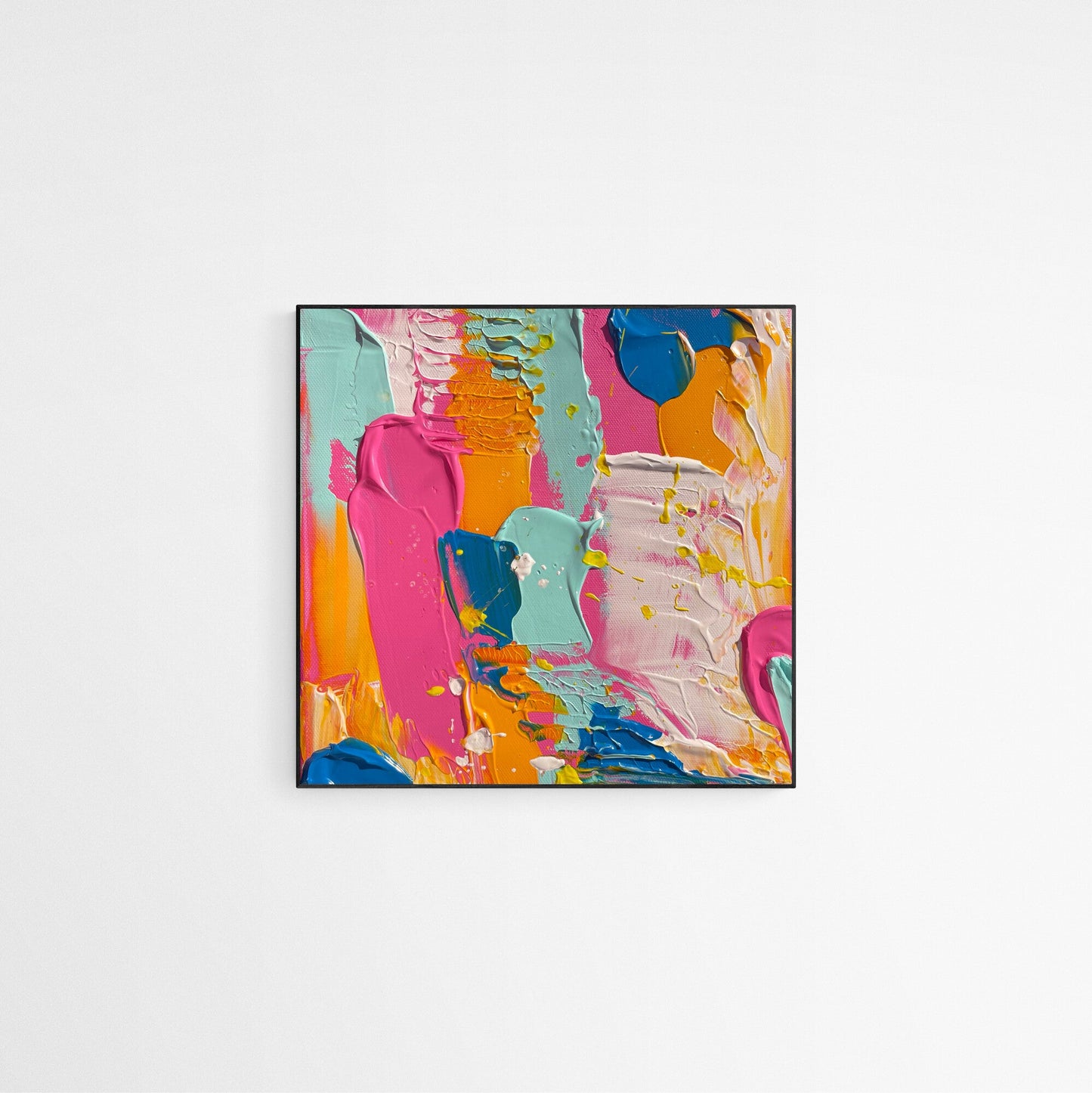 Abstract Summer Painting Rina Kazavchinski Canadian Artist Gin & Tonic