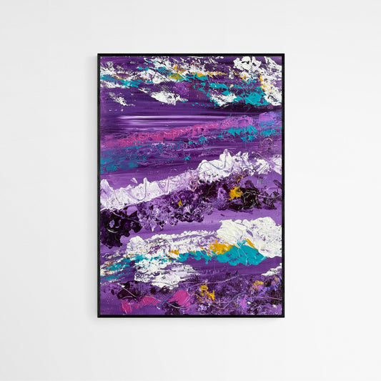 "Miami Breeze"  - Original Acrylic Painting by Canadian Artist Rina Kazavchinski