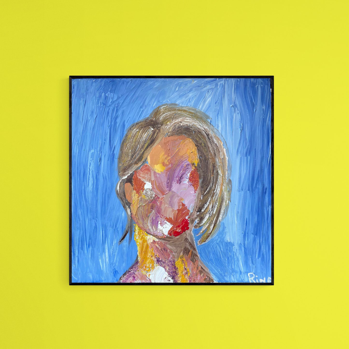 "The Girl Next Door" - Original Acrylic Painting