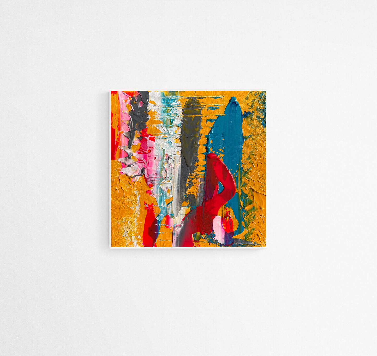 Morning Kiss -  Original Acrylic Painting by Rina Kazavchinski