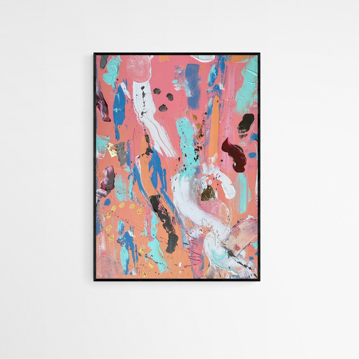 Let's Play - Original Acrylic Painting by Canadian Artist Rina Kazavchinski