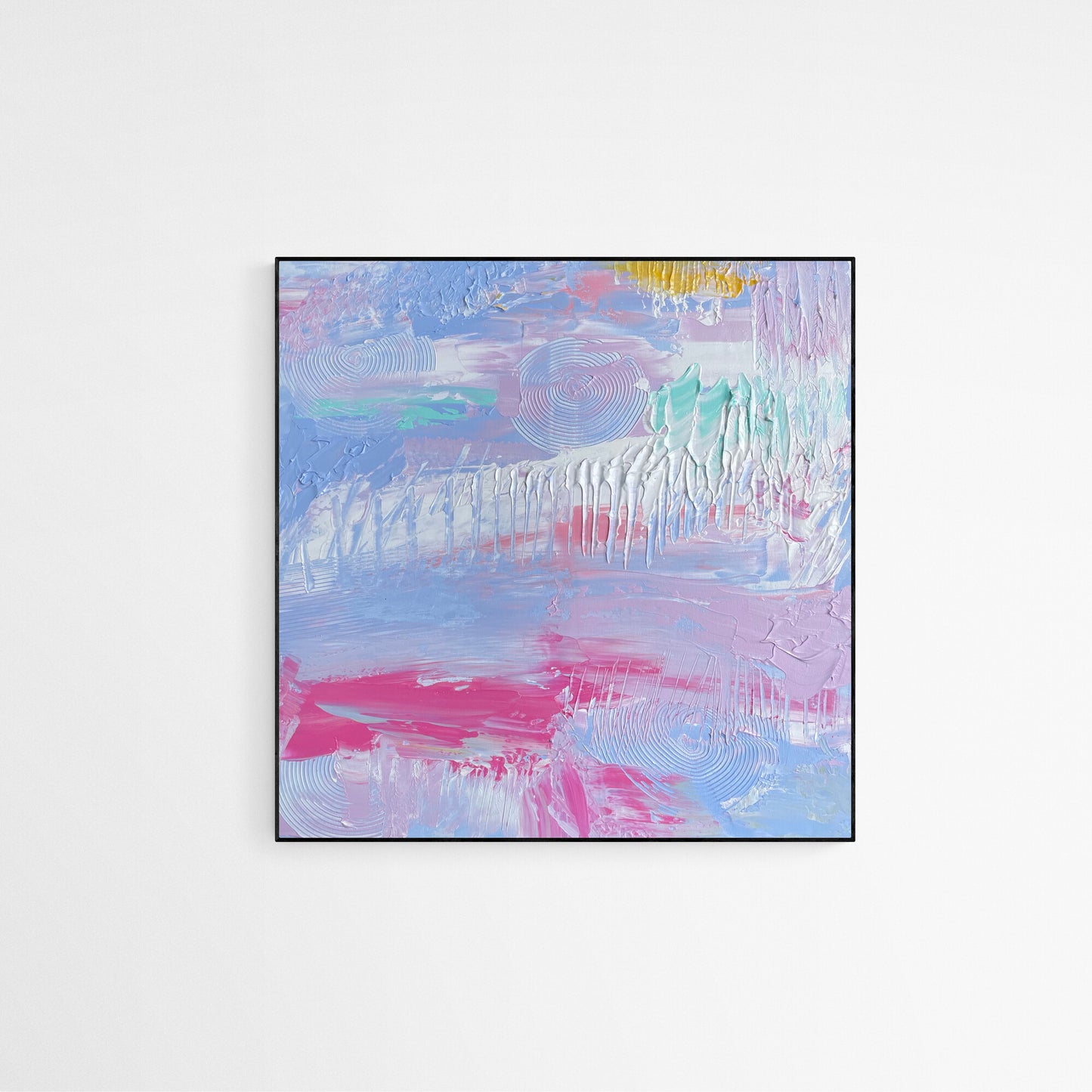 The Sunset in The Mountains -  Original Acrylic Painting