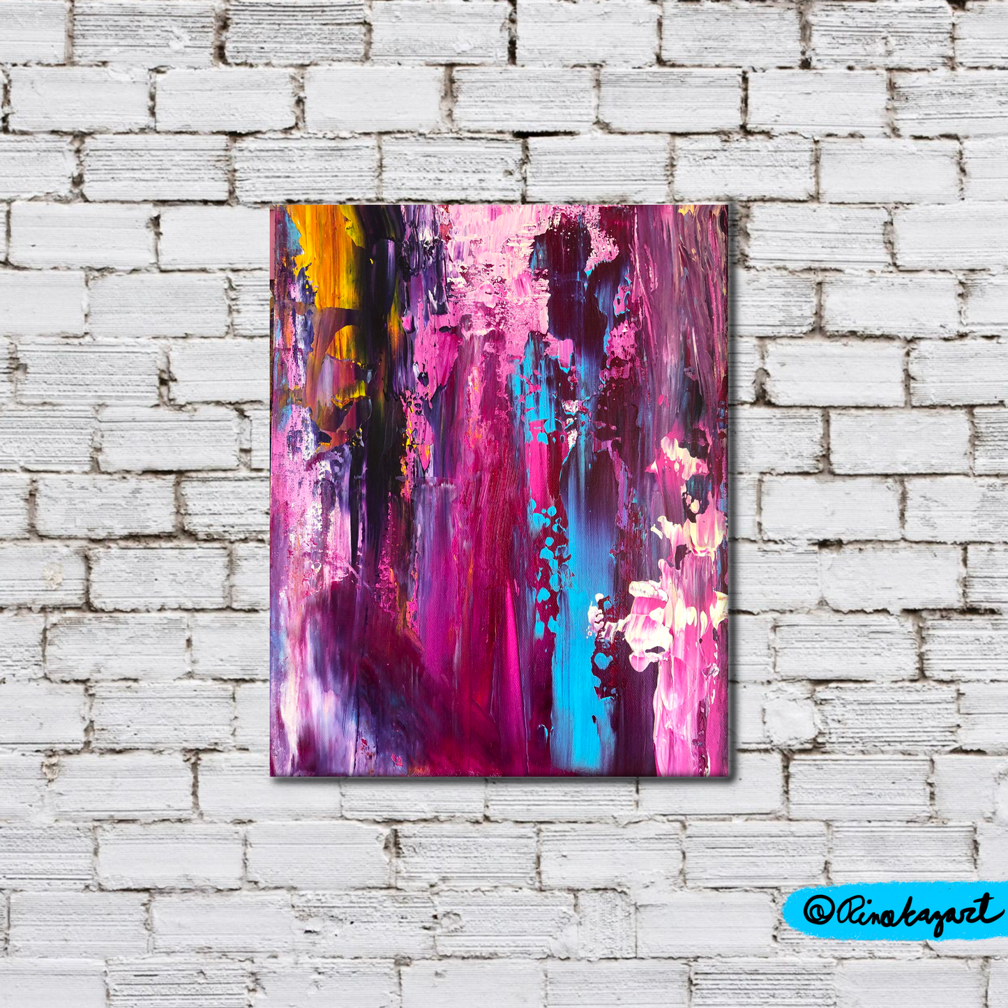 "Fall With Me" -  Original Acrylic Painting