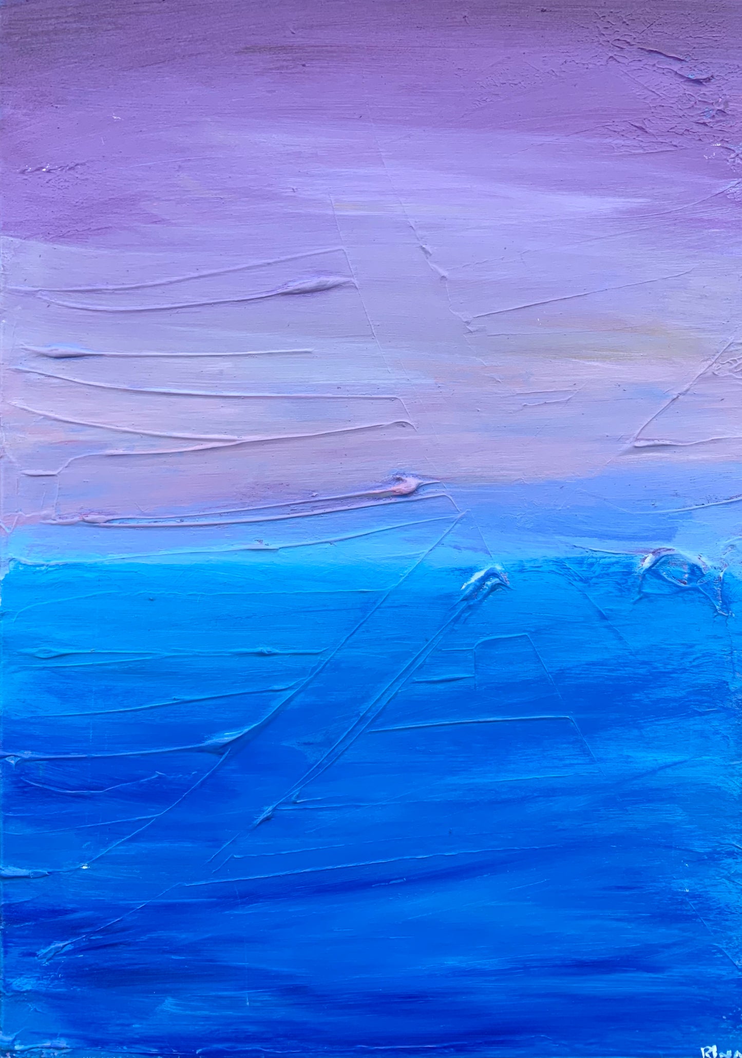 "Sunset at Dawn" -  - Original Acrylic Painting