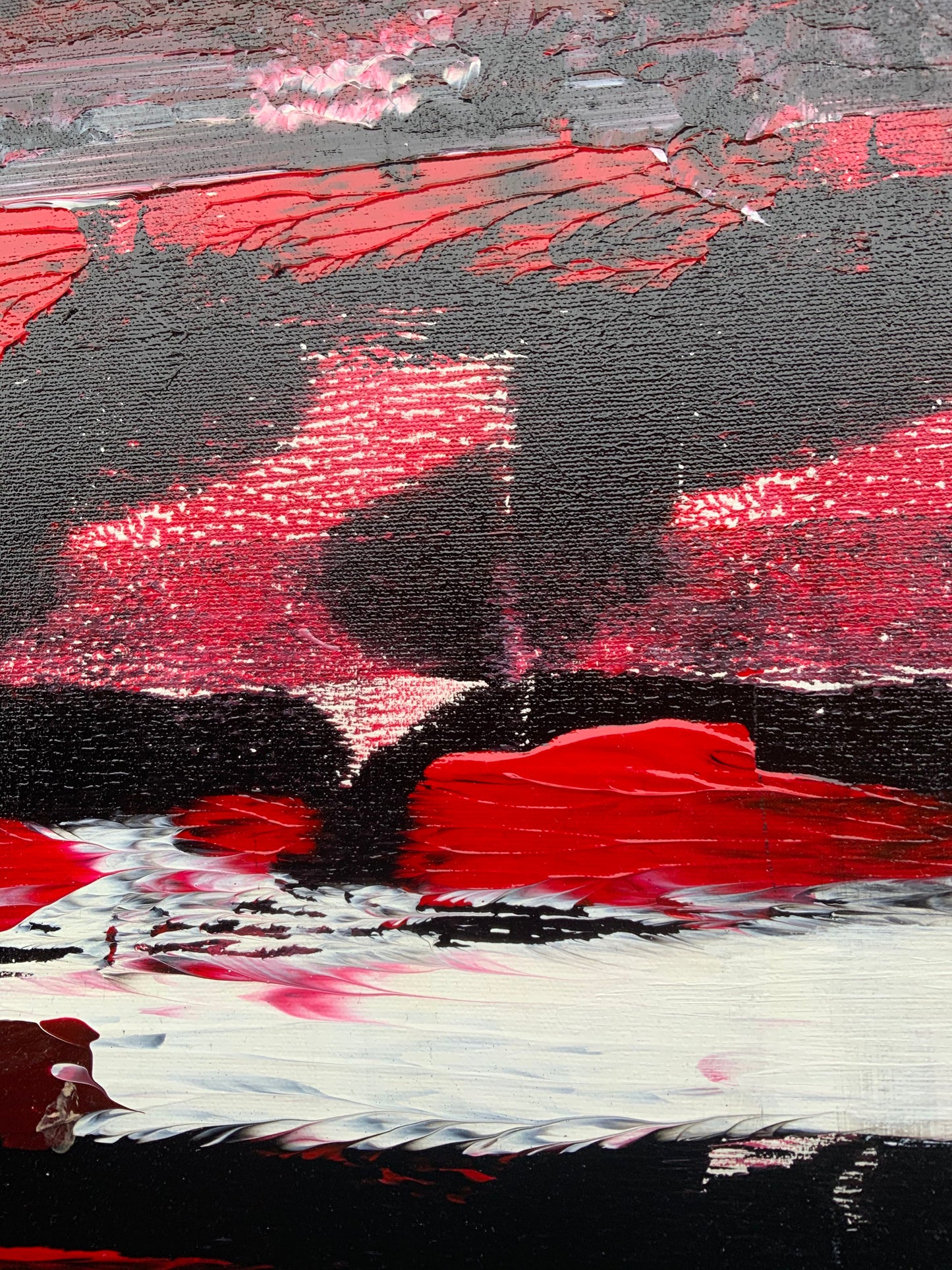 "Vampire Trail " -  Original Acrylic Painting