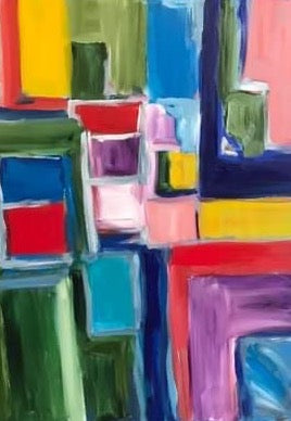 Pride Painting Art, Large Painting, Christmas Gift, LGBTQ+ Painting, Queer Gay Lesbian Art, Hand Painted Pride Flag, Rainbow Art, Gay Gift