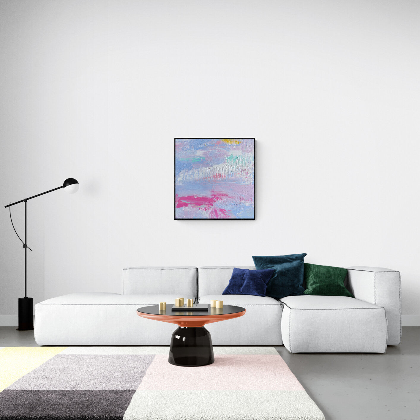 The Sunset in The Mountains -  Original Acrylic Painting