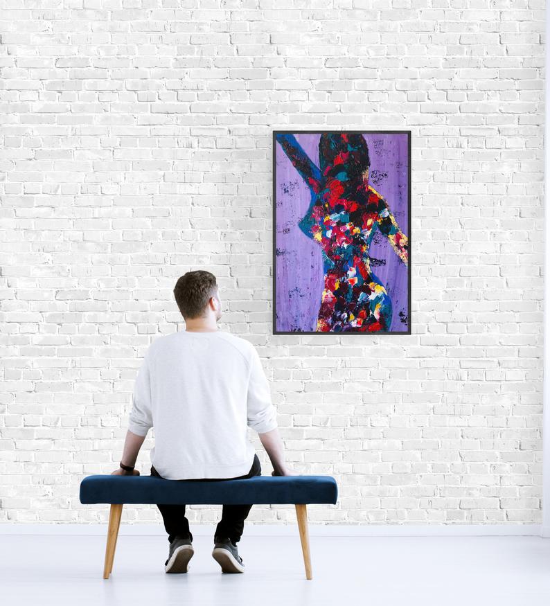 "Woman of the Earth" - Original Acrylic Painting