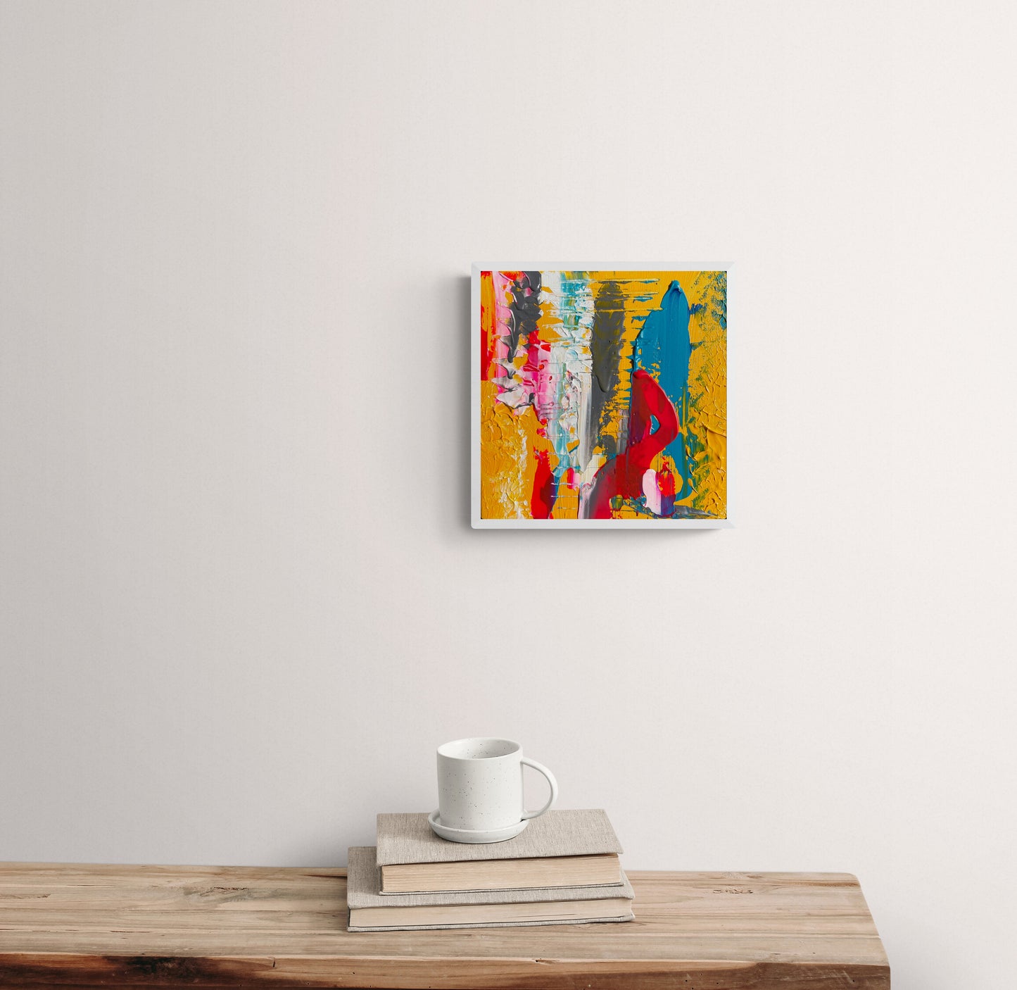 Morning Kiss -  Original Acrylic Painting by Rina Kazavchinski