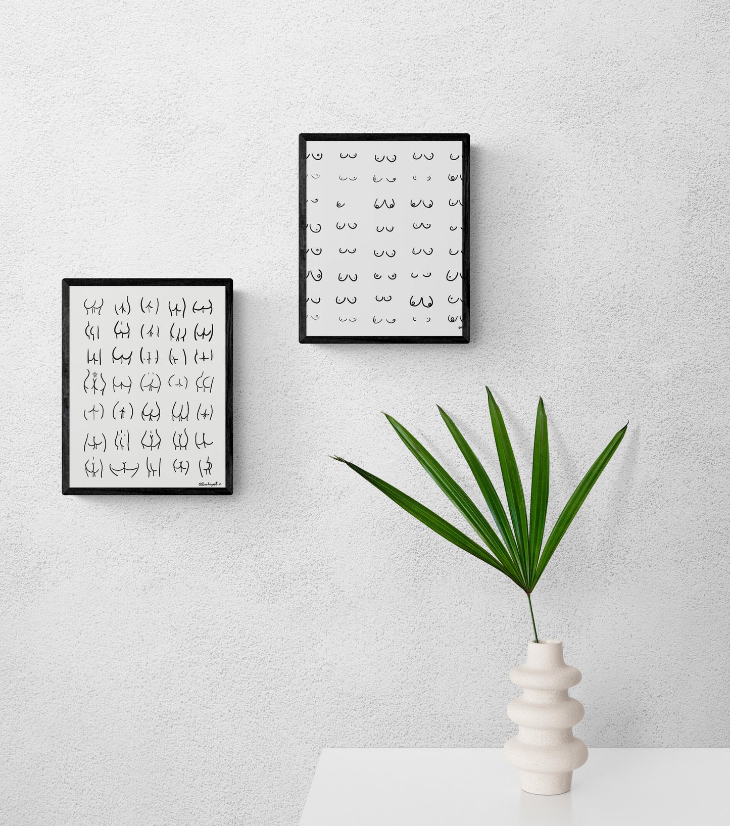 Butt Positive Line Art, Curvy Front Nude Art, Female Figure Art Print, Minimalist Wall Art, Butt Art Print, Curvy Art Poster, Line Drawing