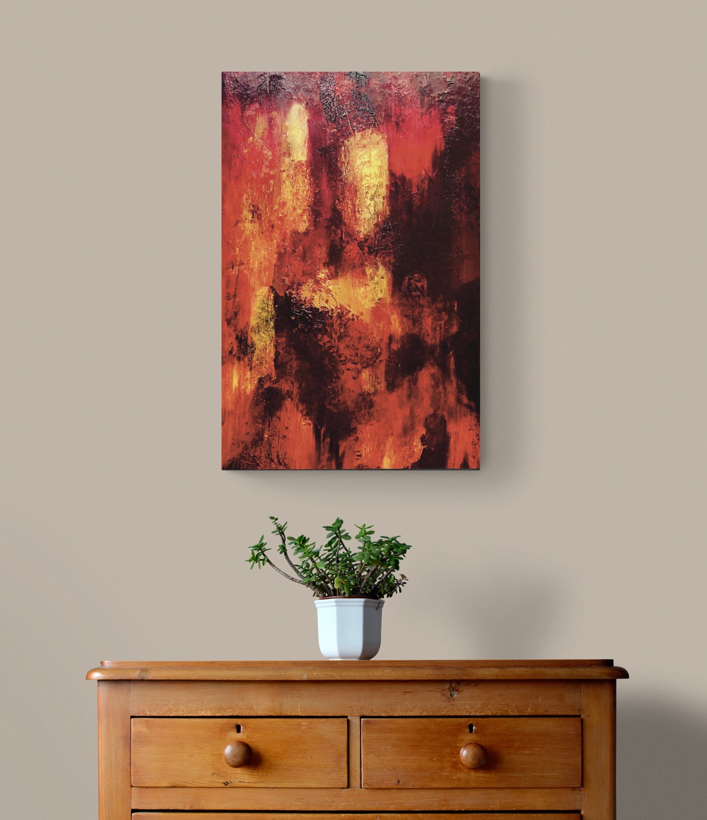 "Autumn Love"  - Original Acrylic Painting