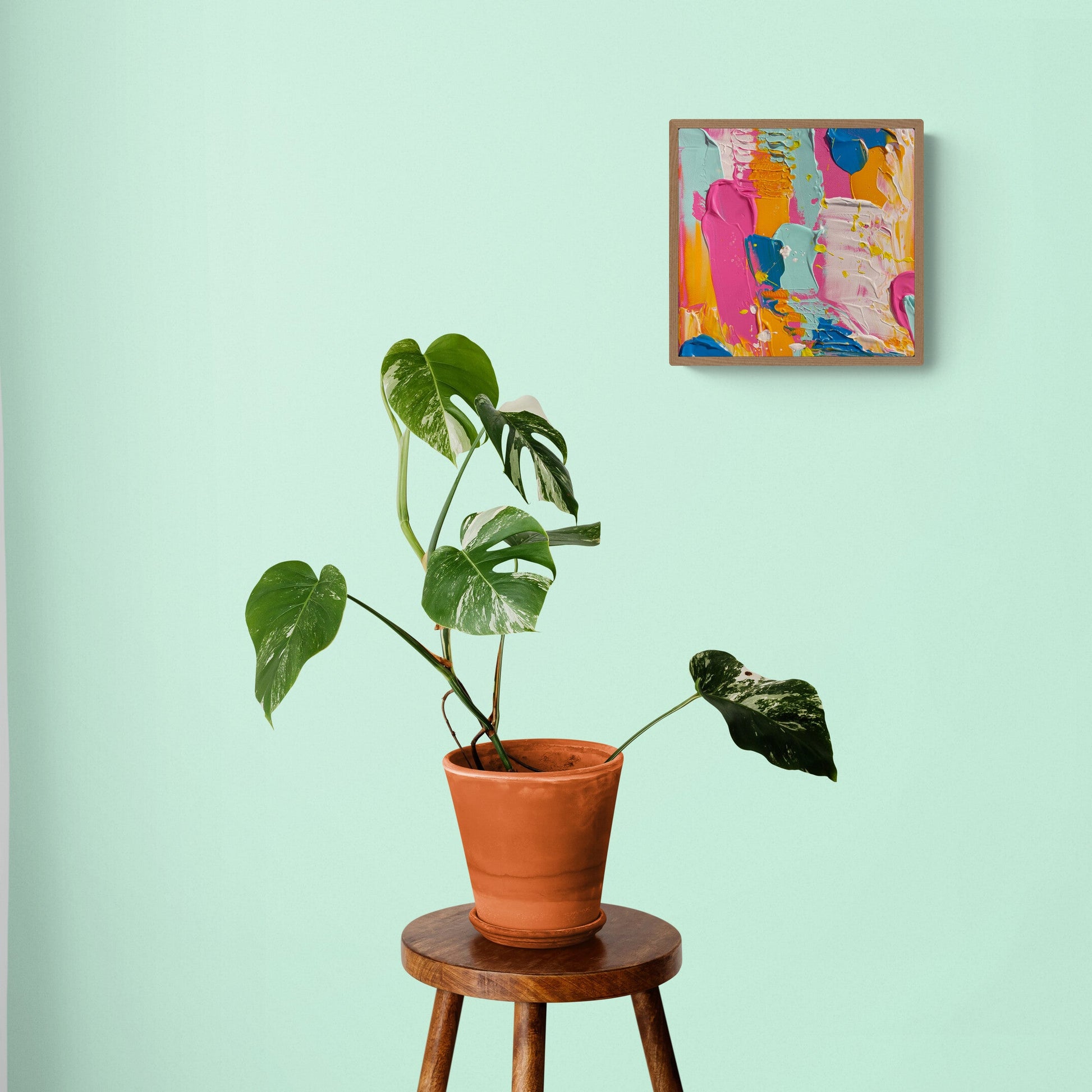 Abstract Summer Painting Rina Kazavchinski Canadian Artist Gin & Tonic