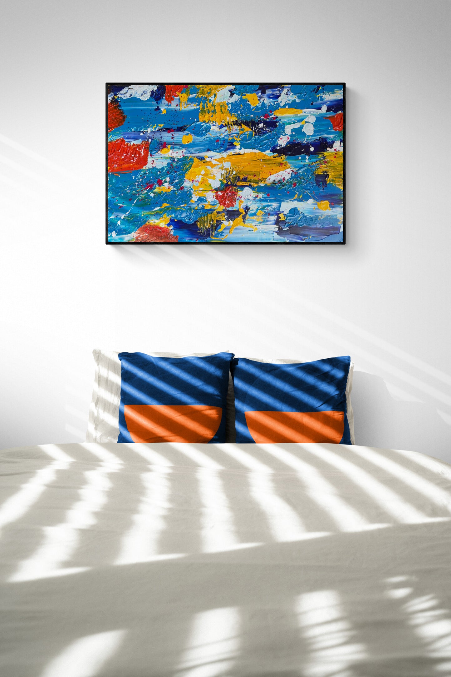 Tropical Air -  Original Acrylic Painting by Canadian Abstract Artist Rina Kazavchinski