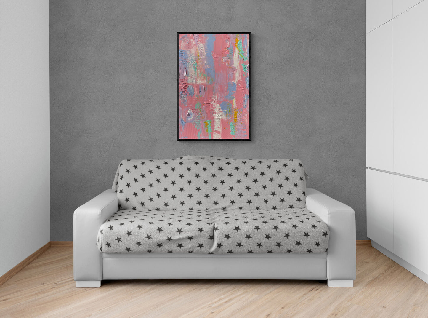 Cotton Candy Love -  Original Acrylic Painting