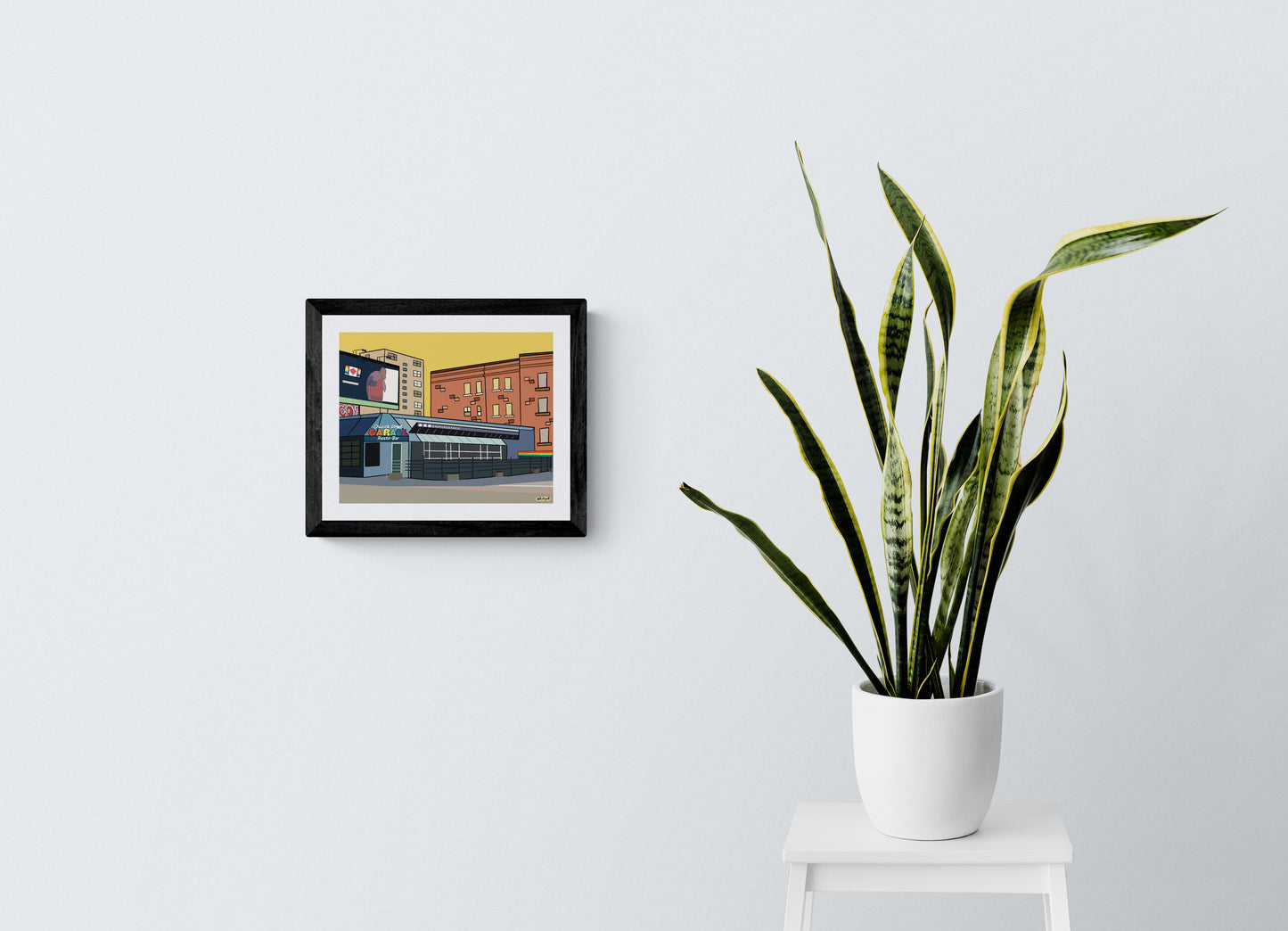 Your First Date Custom Digital Drawing