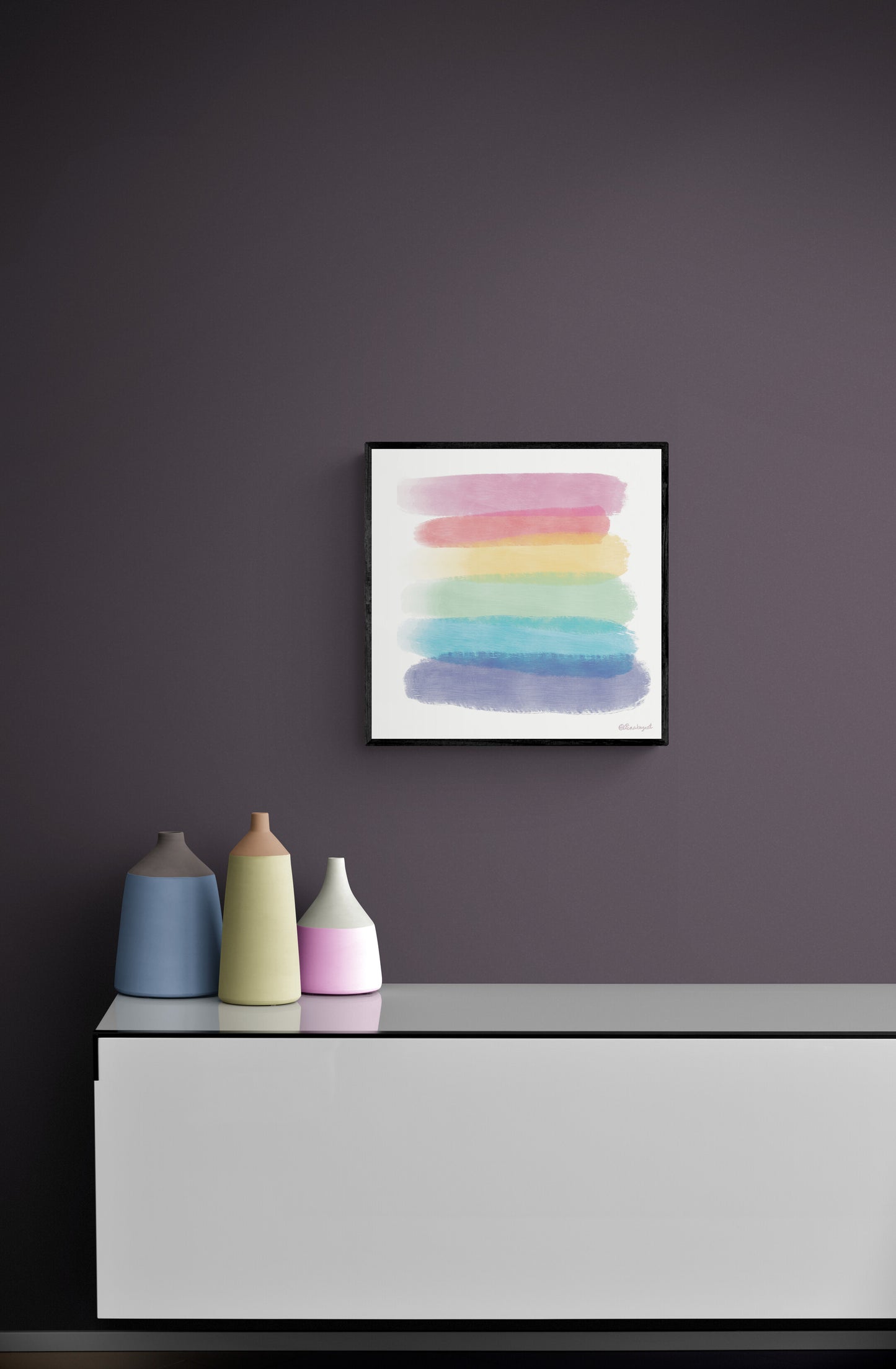 Rainbow Art Print, Pride Painting, LGBTQ, Pride, Gay Flag, Gay Pride, Gay, Queer, Gay Art, Rainbow, Queer art, gay gift, Christmas gift