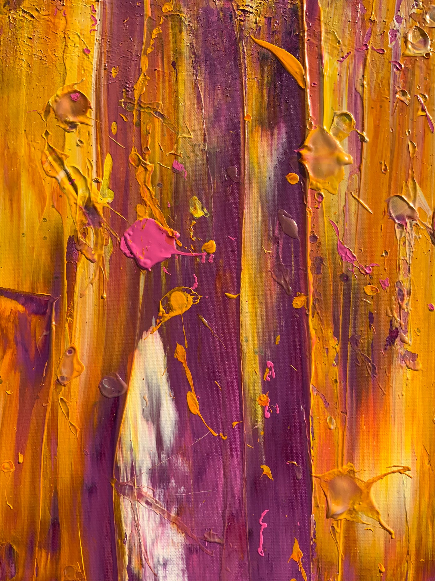 "Sunburst Journey" -  Original Acrylic Painting