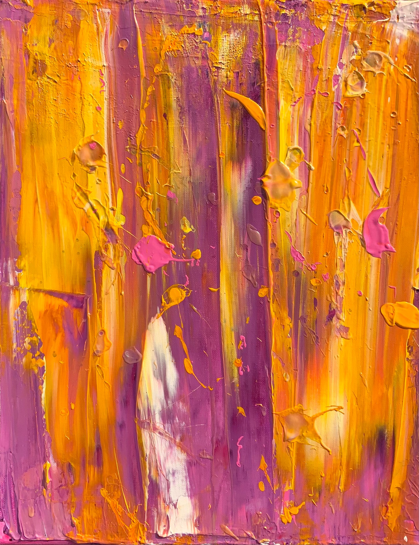 "Sunburst Journey" -  Original Acrylic Painting