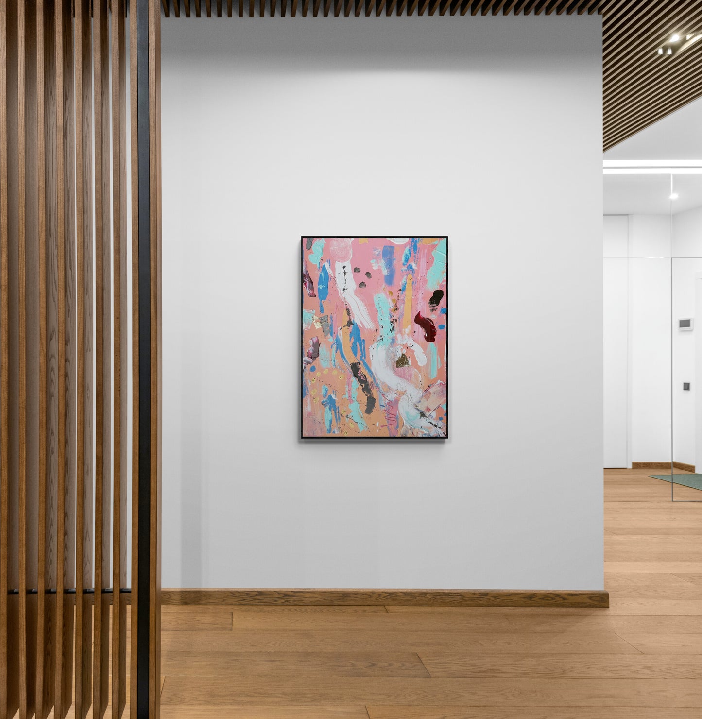 Let's Play - Original Acrylic Painting by Canadian Artist Rina Kazavchinski