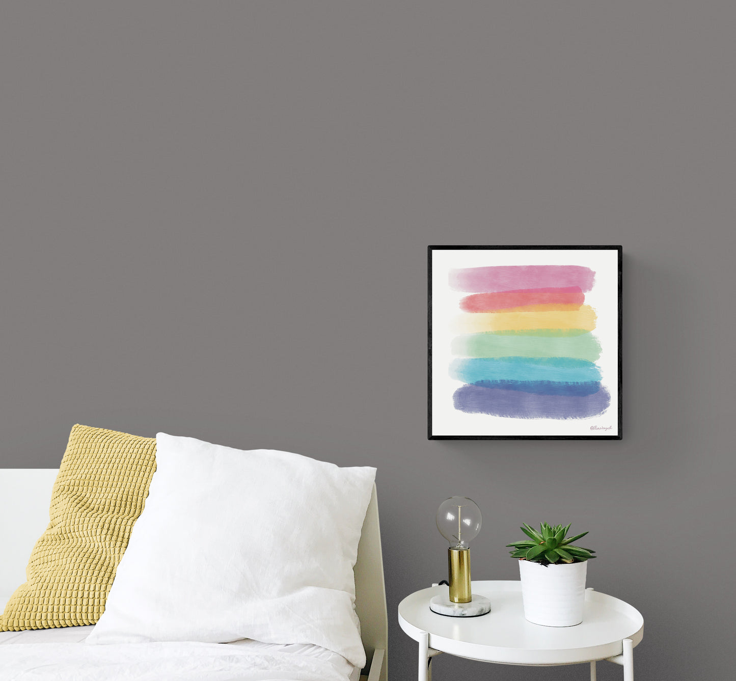 Rainbow Art Print, Pride Painting, LGBTQ, Pride, Gay Flag, Gay Pride, Gay, Queer, Gay Art, Rainbow, Queer art, gay gift, Christmas gift