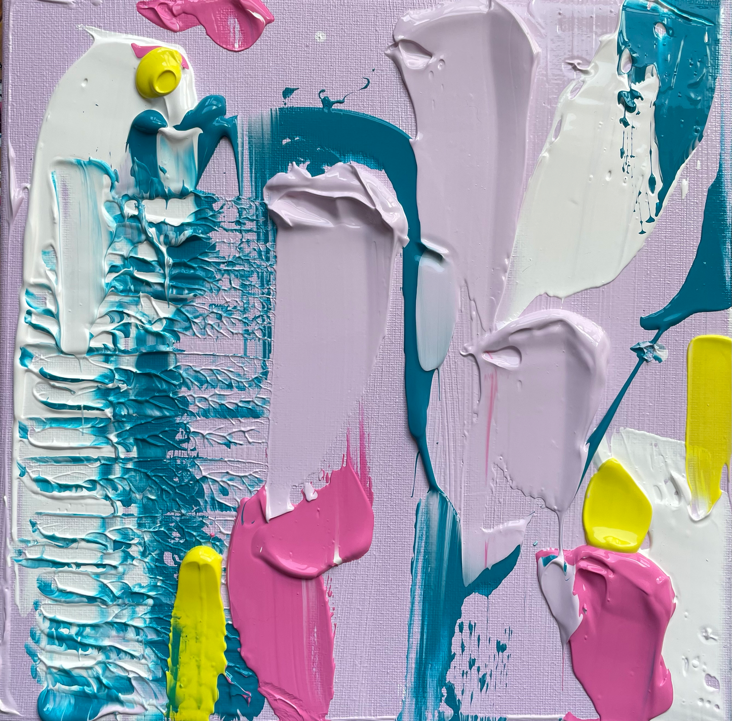 Beauty in the Mistakes -   Original Acrylic Painting by Canadian Abstract Artist Rina Kazavchinski