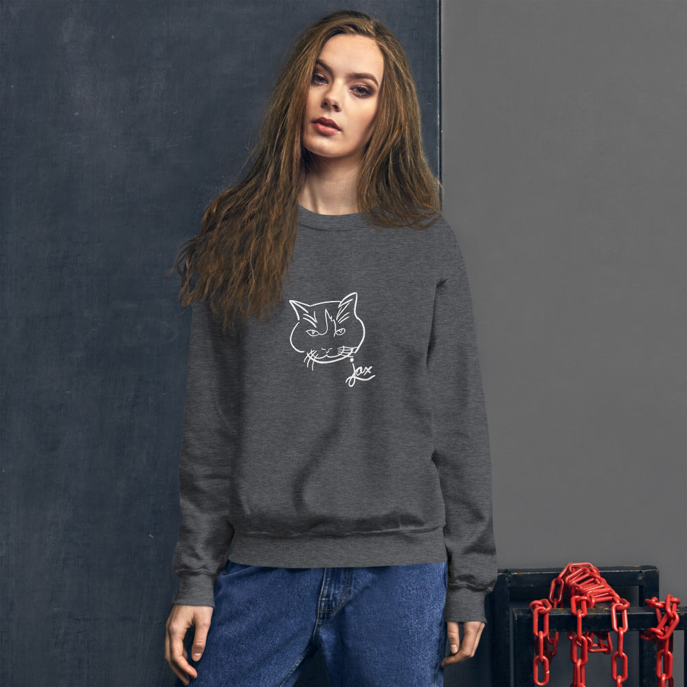 Copy of Boobs Line Art Sweater, Funny Boobies, Boobs Crewneck Unisex Sweater, Pride Sweater LGBT+ Clothes, Unisex Heavy Blend Crewneck Sweatshir