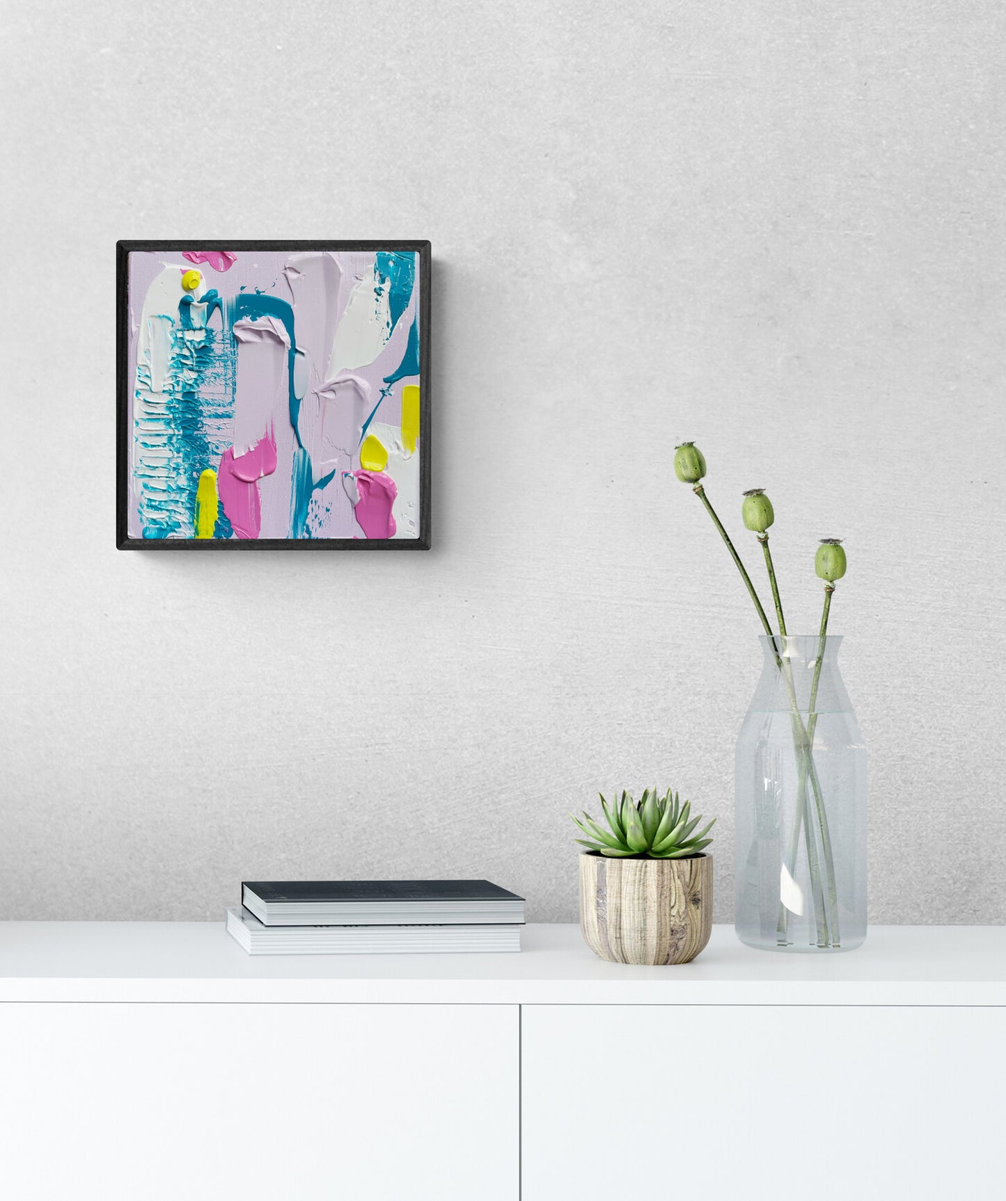 Beauty in the Mistakes -   Original Acrylic Painting by Canadian Abstract Artist Rina Kazavchinski