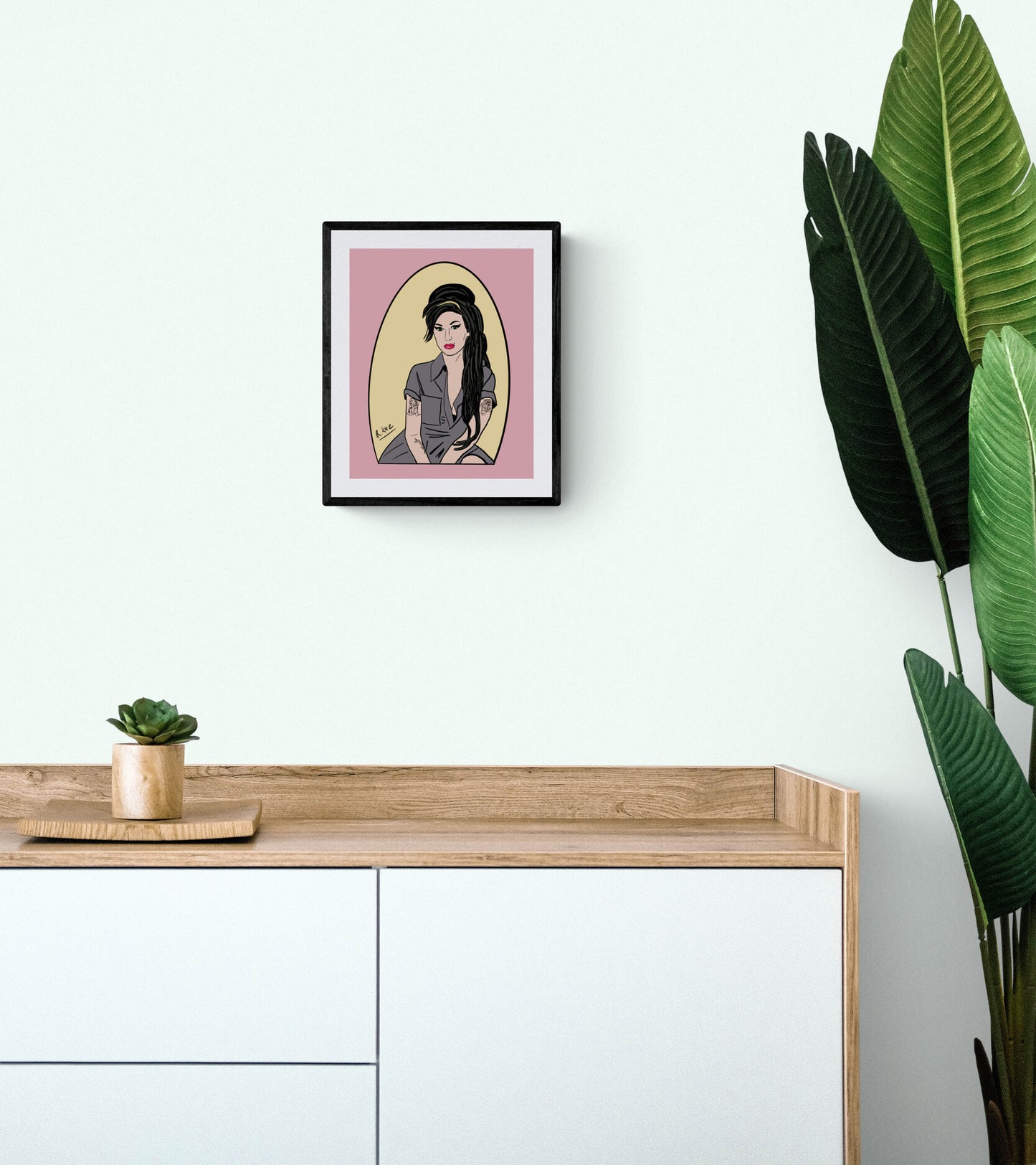 Amy Winehouse Print, Christmas Gift, Music Art, Amy Winehouse Illustration, Music Fans, Amy Winehouse Art Print, Living Room Art