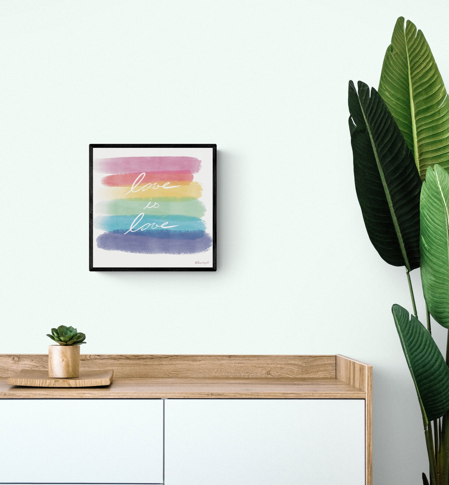 Love is Love Art Print, Pride Painting, LGBTQ, Pride, Gay Flag, Gay Pride, Gay, Queer, Gay Art, Rainbow, Queer art, gay gift, Christmas gift