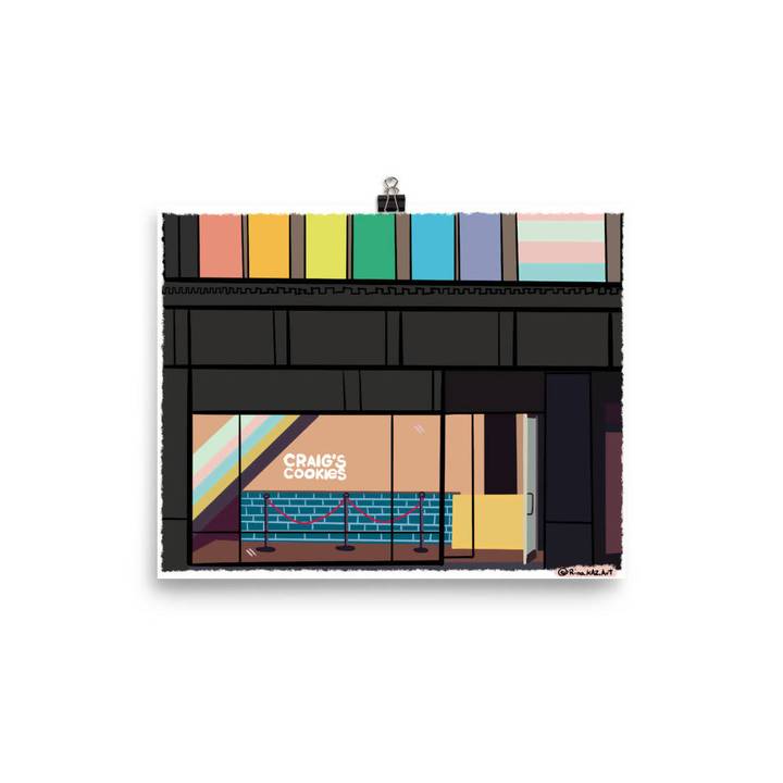 Craig's Cookies Toronto - Art Print Queer Art Bookshop Giclée
