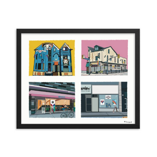 Church & Wellesley Group Art Print Giclée
