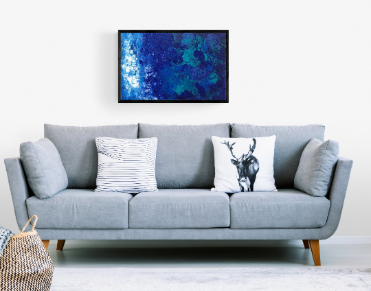 "Depths of the Azores" - Original Acrylic Painting